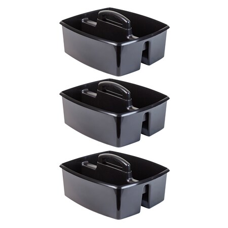 Storex Large Caddy, Black, 3PK 00973E06C